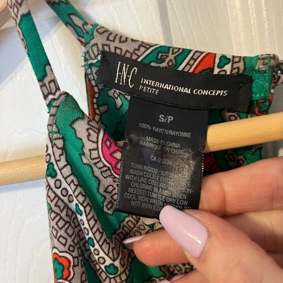 INC International Concepts Petite Beaded Maxi Dress - Picture 5 of 7